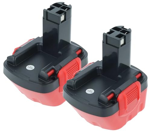 vhbw 2X Akku kompatibel mit Signode BXT10 | 12 V, BXT19, BXT13 Werkzeug (1500 mAh, NiMH, 12 V)