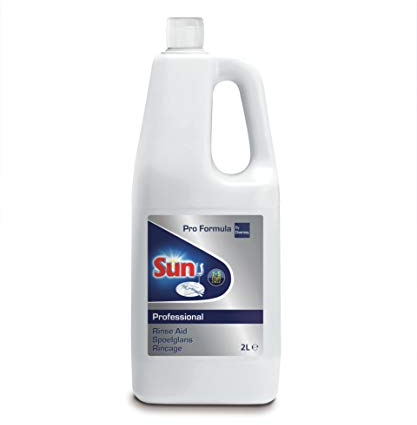 Sun Professional Dishwasher Rinse Aid 2L (Pack of 6, Total 12L)