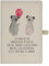 Mr. & Mrs. Panda DIN A5 Baumwoll Notizbuch Koala Luftballon - Geschenk, Party, Koalabär, Eintragebuch, Notizheft, Journal, Kladde, Geburtstag,