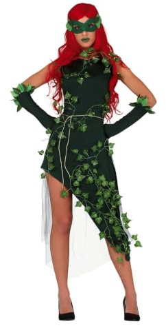 Horror-Shop Naturgöttin Ivy Damen Kostüm mit Maske als Verkleidung für Karneval und Mottoparties M