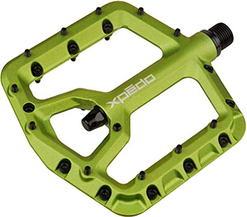 Xpedo Unisex – Erwachsene Trident Pedal, Limegreen, 9/16