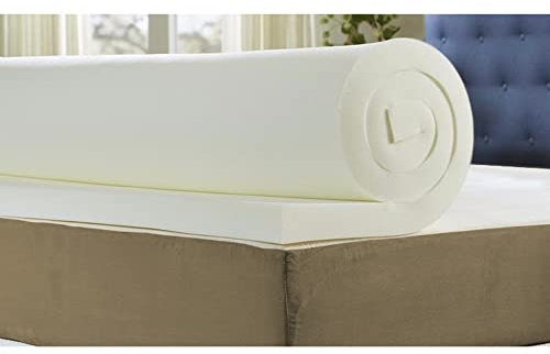 Topdormitorios - Plancha Espuma viscoelástica Premium 65 kG/m3, Variedad de tamaños, Topper ergonómico Transpirable, Tratamiento Anti bacterias - 140 x 180 cm., 3 cm de Visco 65 kg/m3