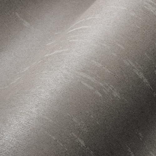 Architects Paper Tapete Grau Uni Leicht Glitzer Glanz-Effekt 375623 Vliestapete Einfarbig 10,05x0,53m Made in Germany