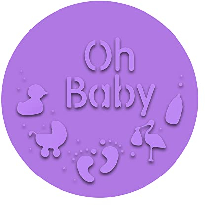 Baby Embosser/Stamp Fondant 3D Design Cookie Stamp for Cupcake,Cake,Cookie,Fondant Decoration (Style 1)