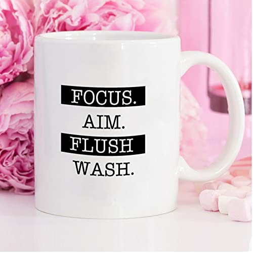 Taza de café divertida con objetivo de enfoque, taza de café de cerámica de 11 onzas, taza de té, regalo blanco para mujeres y hombres