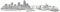 skyline4u Amsterdam Skyline Aufkleber Sticker Autoaufkleber City Gedruckt in 7 Größen (15x3cm grau)