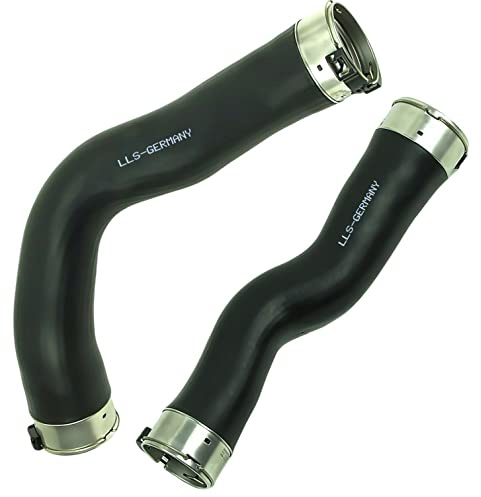2x Ladeluftschlauch kompatibel mit BMW (F07, F10, F11) 5er | 520d 184 PS 525d 218 PS GT, 1995 ccm, OEM 11617810615, 1161 7810 615, 7810615, 11617810614, 1161 7810 614, 7810614