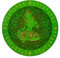 Juanxian Feng Shui W5307 Amulett-Aufkleber, Grün, Tara, Fensteraufkleber, Aufkleber für Heimdekoration, w5307