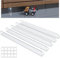NOPWOK 5 Pack 1.6 * 1.6 * 16 Unter Couch Blocker, Gap Bumper unter Bett Blocker Sicherheit PVC einstellbar klar Spielzeug Blocker für Bett Sofa Barriere Blockierung mit starkem Klebstoff