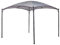 Tonnelle de jardin avec Structure en Métal 305 x 305 cm et Toile Gris Vomero