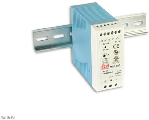 MEAN WELL Hutschienen-Schaltnetzteil MDR-60-24, 24 V-/2,5 A