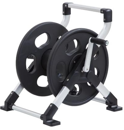 Liberty Garden 306 Explorer Boden- oder Wandhalterung, Aluminium, hält 45,7 m langen Schlauch