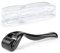 Zemolo Derma-roller 1,0mm, Bartroller Microneedling Roller mit 540 Nadeln Micronadeln,Derma-Roller für Mann & Frau Haarpflege Gesicht und Körper Dehnungsstreifen, Falten, Große Poren (Schwarz, 1,0mm)
