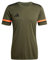 adidas Men's SQUADRA25 Jersey Short Sleeve, Night Cargo/Black/Semi Impact Orange, XL