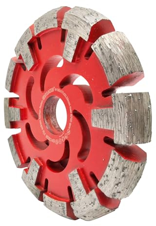 GVHAKG Diamant Frässcheibe 130mm, 17 mm Räumscheibe für Fußbodenheizung Sehr Harten Estrich, Sehr Harte Betonböden und Entfernung -Wind- und Feuerrad Typ Räumscheibe (130x17x22.23mm)