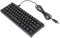 Wisoqu Tastiera meccanica da gioco cablata, 61 tasti con interruttore blu tastiera meccanica con retroilluminazione RGB tastiera compatta al 60%, per computer e laptop,
