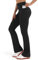 Zylioo Leggings svasati da donna alti, pantaloni da yoga svasati extra lunghi, leggings alti da donna a gamba larga con tasca, leggings lunghi con taglio a stivale, Nero , XX-Large Alto