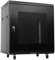 NICCOO 12U Server Rack Data Cabinet Wall Mounted 19inch Storage Rack Portable with 4 Detachable Wheels for Home, Office, Server Room Network Computer Equipment