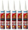 Semin - Enduit de Rebouchage Allégé - Sem-Light - Trous et Fissures Importants - Intérieur - Cartouche 310 ml (Lot de 5)