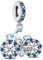 KEQ Abalorio de plata 925 para pulsera, collar, colgante de alas de ángel, joyería para mujer, Mini, Plata de ley, No es una piedra preciosa