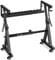 CAHAYA Keyboard Stand with Storage Tray and Wheels Heavy Duty Adjustable Width & Height Fit 66 76 88 Keys Digital Piano Z Style Model