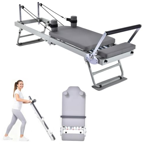 Pilates-Geräte Für Den Gebrauch, Trainingsgerät Für Das -Fitnessstudio | Pilates-Reformer-Gerät, Zusammenklappbares Core-Trainingsgerät Für Den Mit Einer Tragfähigkeit Von Bis Zu 300 Pfund