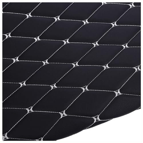 Kunstleder PVC Gesteppt Kaschiert Leder Kunstleder Polsterstoff Gesteppt Kaschiert Meterware Dekostoff Für Schrank Ledertasche Autositz Sofa Möbel (Size:1.6x1m/5.25x3.28ft)(Black,1.6X2m)