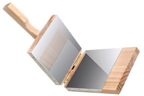 TIDTALEO Holz-dumpling-presswerkzeug Teigpressen Für Dumpling Und Nudeln Robustes Design Aus Edelstahl Und Holz Für Zubereitung Von Teigwaren Schnelle Und Einfache Handhabung Für Ganze