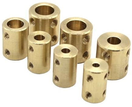 3,17/4/5/6/8/10/12mm Messing Starre Motorwelle Kupplung Koppler Übertragung stecker Hülse Adapter for RC Boot Auto Flugzeug(8-12mm (D20L22))