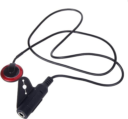 Pickup für Akustikgitarre, Pickup für Gitarre Pickup für Mikrofon mit Piezoelektrischem Kontaktmikrofon professionell für Gitarre Violine Banjo Mandoline Ukulel