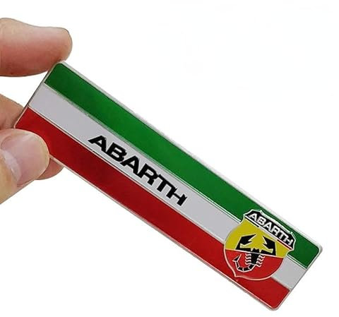 Auto Aufkleber für Abarth 500 500L 500X Bravo 2022, Aufkleber Auto Emblem für Karosserie Dekoration Car Dekorationen Zubehör,B