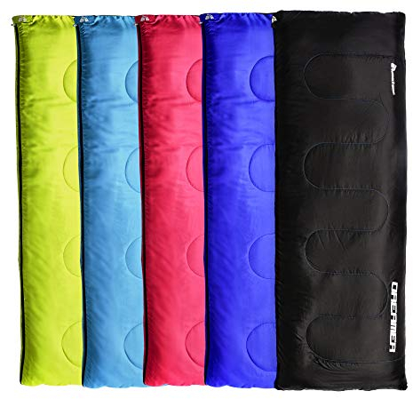 meteor Schlafsack Ultraleicht Kinder Schlafsack Komfortbel Deckenschlafsack Outdoor Hüttenschlafsack Camping Schlafsack Leichter Sommer Herbst Schlafsack 1kg 190x75 (Silber/blau R, Dreamer)