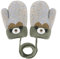 IPENNY Boys Girls Neck Hang String Mittens Cute Cartoon Bear Design Gloves Winter Thick Fleece Lined Mittens Knit Gloves Full Finger Warm Ski Gloves Cold Weather Outdoor Hand Warmer for Kids 0 to 3Y