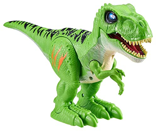Robo Alive Angreifender T-Rex Serie 2, Dinosaurier-Spielzeug, batteriebetriebenes Roboter-Spielzeug (grün)