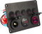 ETOPARS Wasserdicht Wippschalter Panel Kippschalter Panel Schalttafel Rot Voltmeter 4.2A Dual USB Ladegerät Zigarettenanzünder 12V 24V Auto Boot