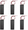Lpdphanxfkx 1 X 1.5V AA Battery Holder with Switch and Cover, 6 Pcs Single AA Battery Holder, 1 X 1.5V AA Battery Holder with Leads Wires, Very Suitable for DIY