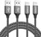 iPhone Charger Cable 3M/10FT 2Pack Lightning Cable Nylon iPhone Fast Charger Cable Lead for iPhone 13 12 11 Pro Max XS XR X 8 7 6 Plus 5 5s SE