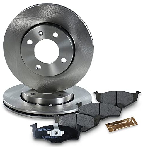 ATEC Germany Bremsenset Vorderachse inkl. Bremsscheiben Ø 239 mm Belüftet + Bremsbeläge Vorne Kompatibel mit SEAT AROSA (6H1), VW LUPO I (6X1, 6E1), POLO (6N2) (6N1) (6V2)