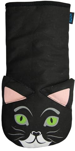 Kapow Gifts Cat Oven Glove Kitchen Mitt - gift for cat lover animal