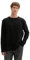 TOM TAILOR Herren Basic Longsleeve mit Brusttasche,29999 - Black, L