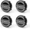 Pack of 4 Hub Caps für Volvo 64mm, Car Wheel Centre Caps Alloy Wheel Rim Caps Hub Cap für Wheel Caps, Car Decoration Badge Accessories