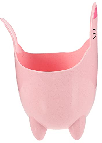 PRETYZOOM Mini Papelera Para Escritorio Bonita Papelera De Mesa Hogar Oficina Forma De Gato Kawaii Pequeña