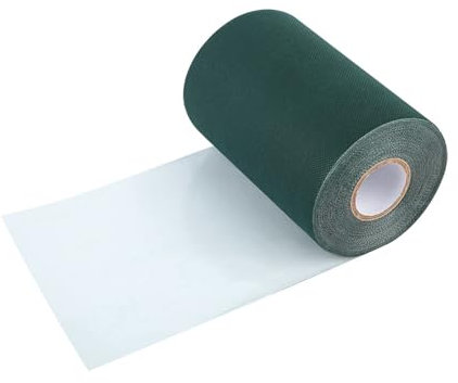 Nastro per Artificiale Nastro per Artificiale 150 Mm X 10 M Nastro Autoadesivo per Artificiale per Prato Artificiale All'aperto (GREEN)