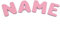 Türbuchstaben aus Acryl 7cm Buchstaben für Kinderzimmertür individuelles Namensschild Türschild Wanddekoration Rosa