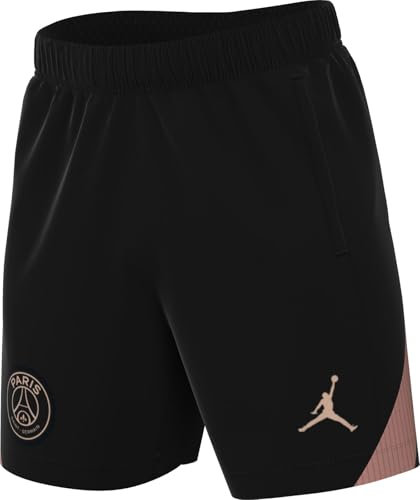 Nike PSG M NK DF Strk Short Kz3r, Noir/Rose rouillé/Rose Rouille, XL Hommes
