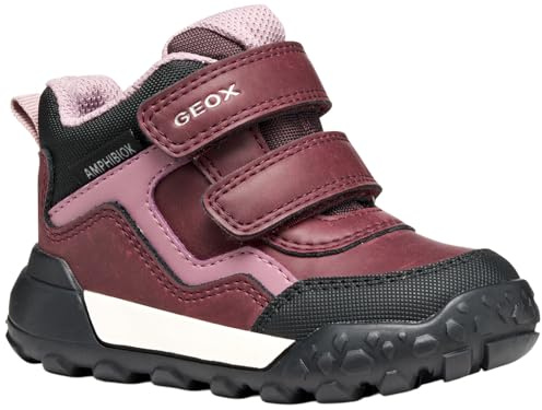 Geox Baby B TREKKYUP Girl B ABX Shoes Burgundy/Rose 25_EU