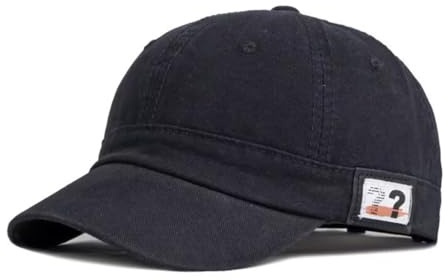 QI YUAN Retro Cap Kurzer Krempe Basecap Baumwoll Lässig Kappe Outdoor Baseballkappe Unisex
