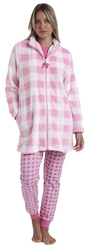 BARBIE Vichy Mood Peignoir à manches longues pour femme