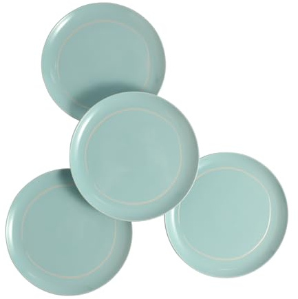 Tilly Ramsay Plate 27cm 10.6in Blue Set of 4