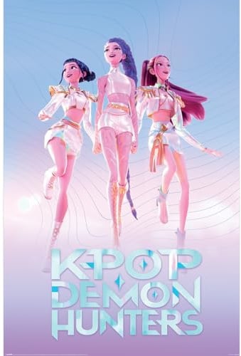 Pyramid International K-POP DEMON HUNTERS (HUNTRIX) MAXI POSTER 90cm x 60cm Maxi Poster – Unframed K-Pop Wall Art Poster for Home, Bedroom, or Studio, Vibrant Colors